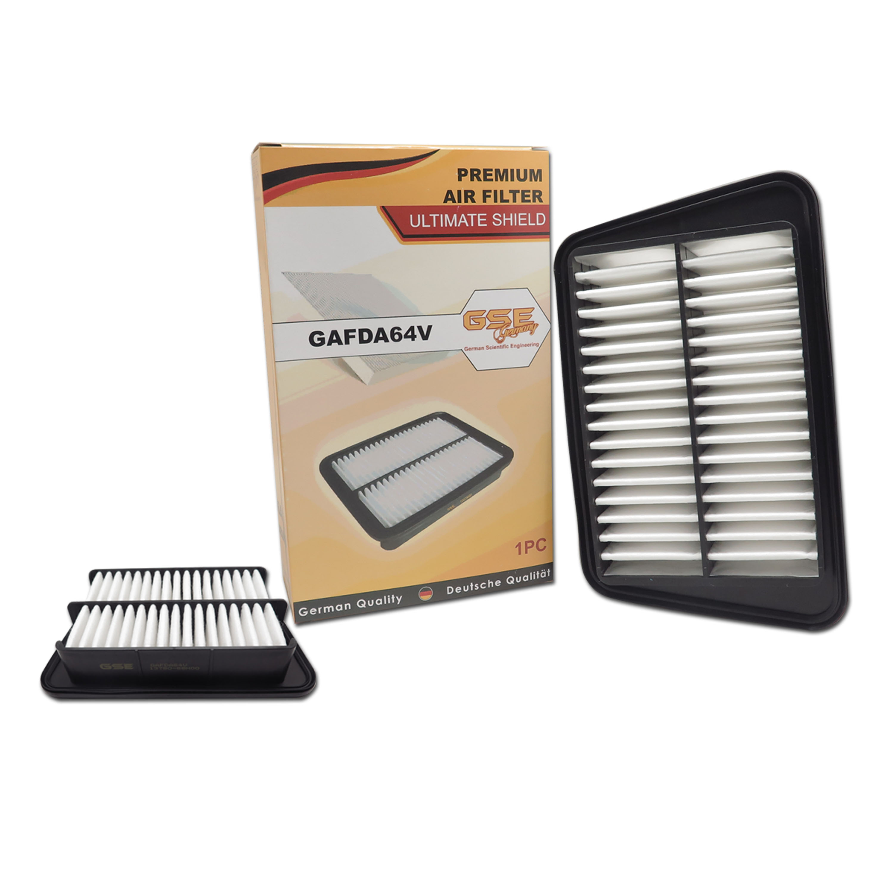 GAFDA64V GSE GERMANY AIR FILTER K6A (OEM# 13780-68H00, FAS8072, XA0080)